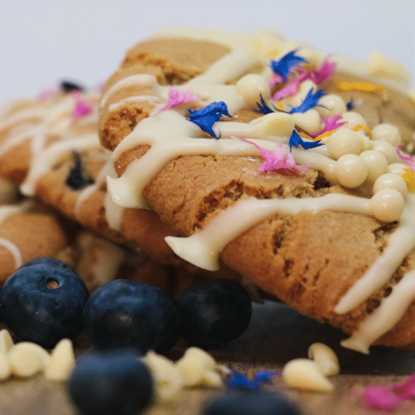 Cookie Chocolat blanc - Myrtille